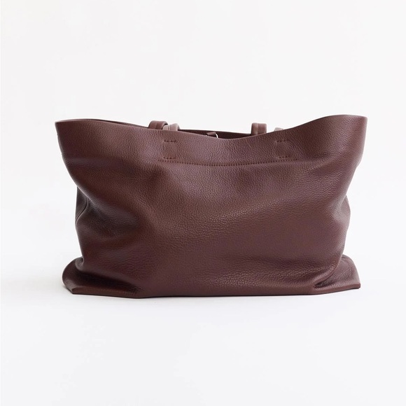 The Horse Handbags - The Horse Teddy Tote Bag Leather in Coffee